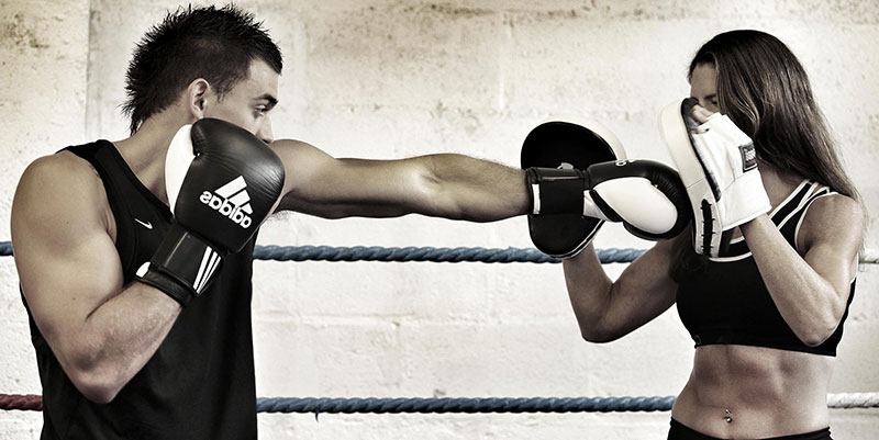 Fiona Hyes providing boxing training in Hampstead, Golders Green & Highgate, London.